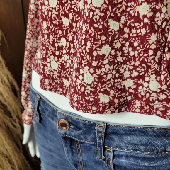 NWT Lush - Naomi Square Neck Crop Top - Picture 6 of 13